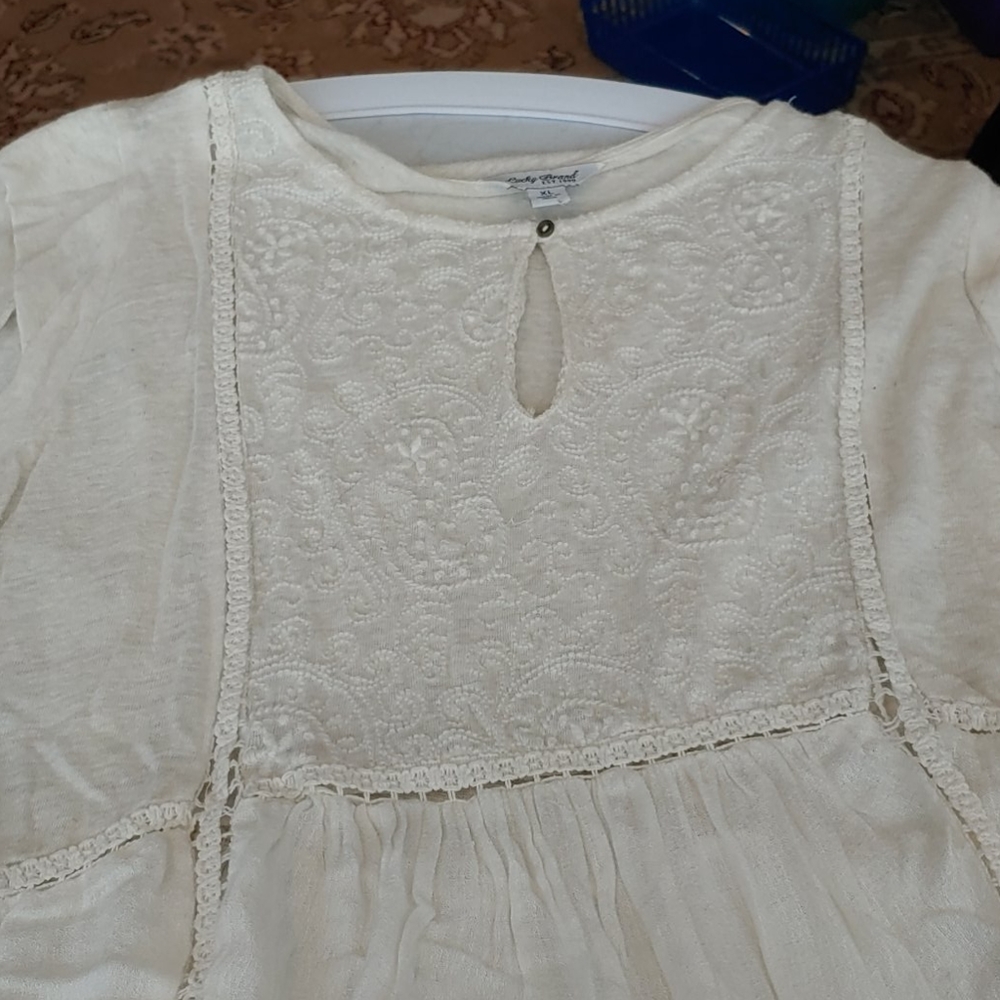 Lucky Brand cap sleeve top Size XL